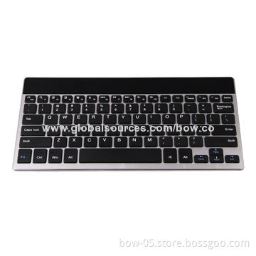 Universal Wireless Bluetooth 3.0 Keyboard for Android/Windows/iOS, Aluminum Alloy Cover